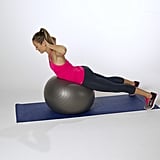 Superman Ball Lifts | Back Exercises For Exercise Ball | POPSUGAR ...
