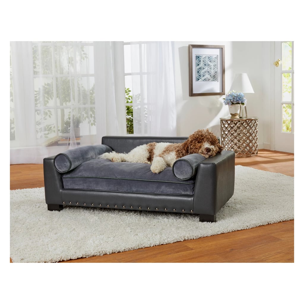 Enchanted Home Pet Skylar Dog Sofa - Dark Gray