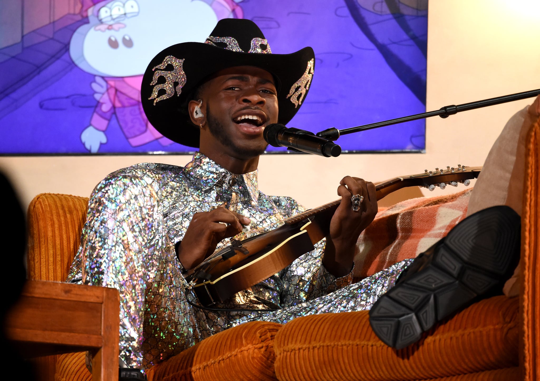 LOS ANGELES, CALIFORNIA - JANUARY 26: Lil Nas X performs at the 62nd Annual GRAMMY Awards on January 26, 2020 in Los Angeles, California. (Photo by John Shearer/Getty Images for The Recording Academy)