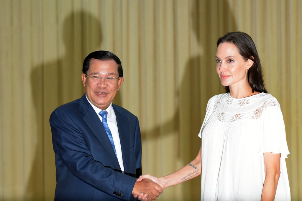 Angelina Jolie in Cambodia September 2015