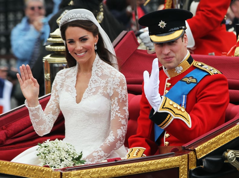 Waving to Well-Wishers on Their Carriage Procession, 2011