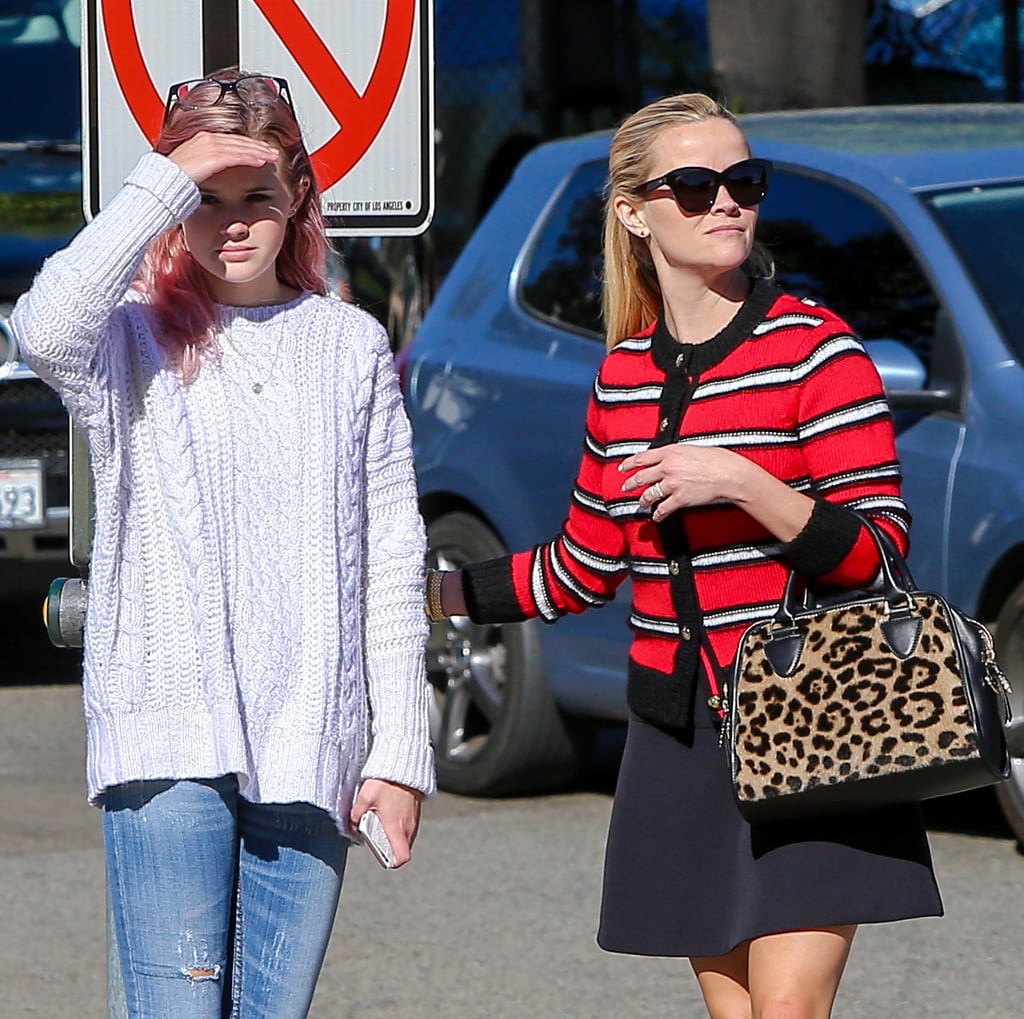 Reese Witherspoon and Ava Phillippe Going to Nail Salon