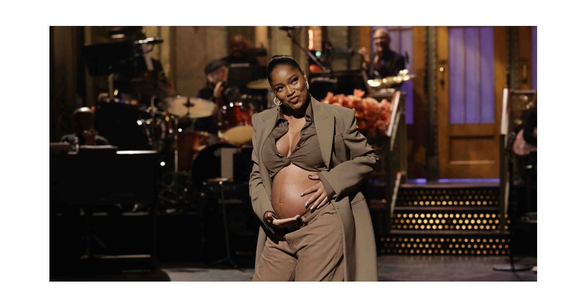 Keke Palmer 在“周六夜现场”中宣布她怀有第一个孩子