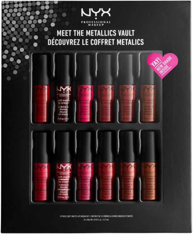 NYX Meet The Metallics Lip Vault