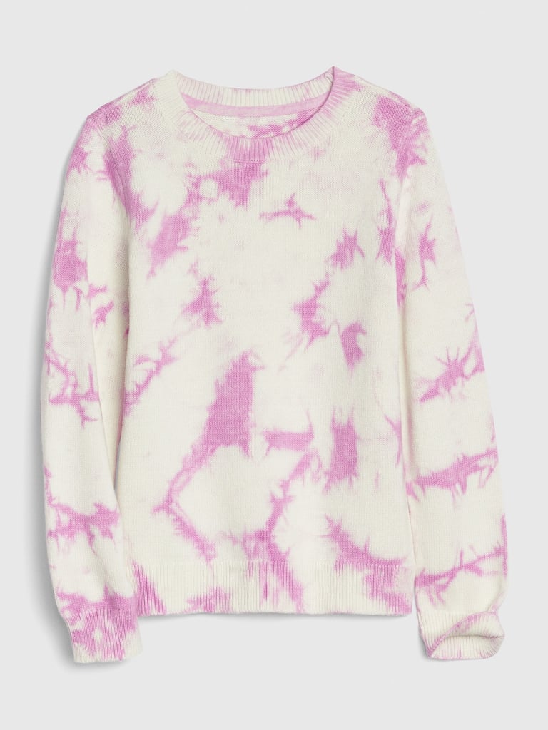 Tie-dye was everywhere in 2019, and thanks to this pink Kids Tie-Dye Sweater ($50), she can wear the popular style through 2020, too.