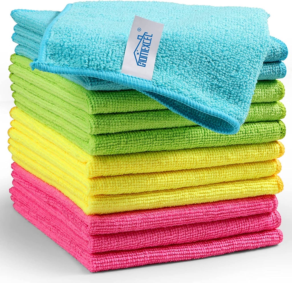 A Paper-Towel Alternative: Homexcel Microfiber Cleaning Cloths