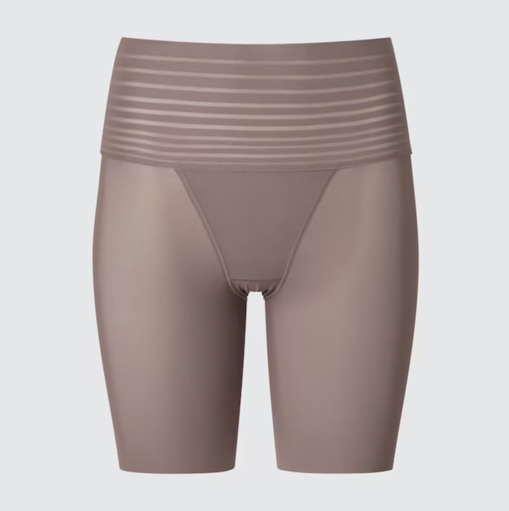Uniqlo AIRism Smooth Body Shaper Unlined Half Shorts in Brown ($15)