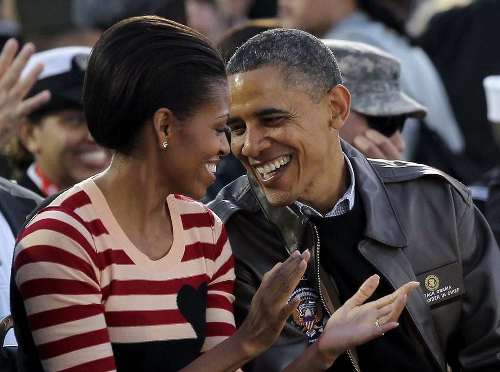 Barack And Michelle Obama Pda Popsugar Love And Sex 2382