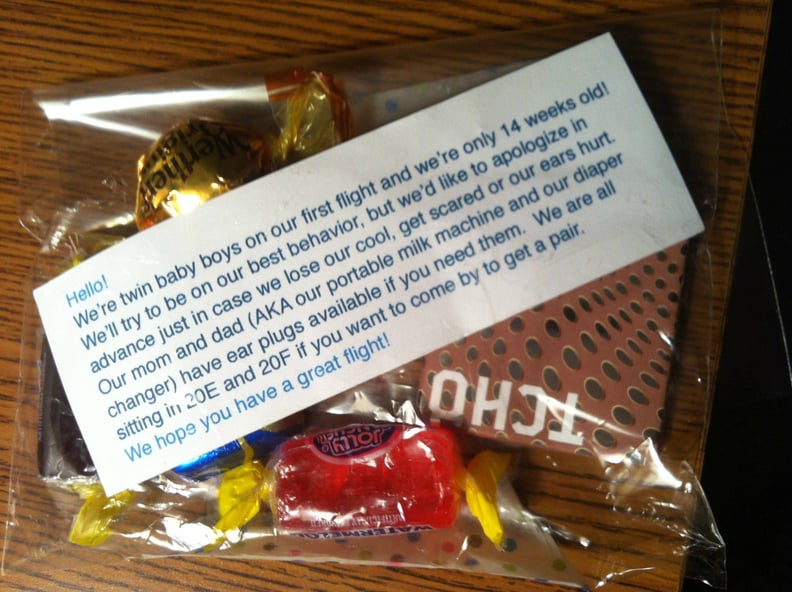 Thoughtful Gesture by Parents on a Plane