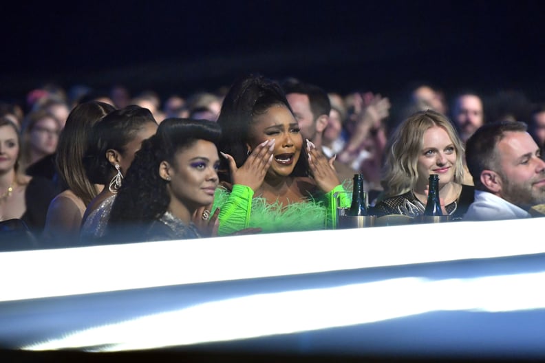 Tessa Thompson, Lizzo, and Elisabeth Moss at the 2019 MTV Movie and TV Awards
