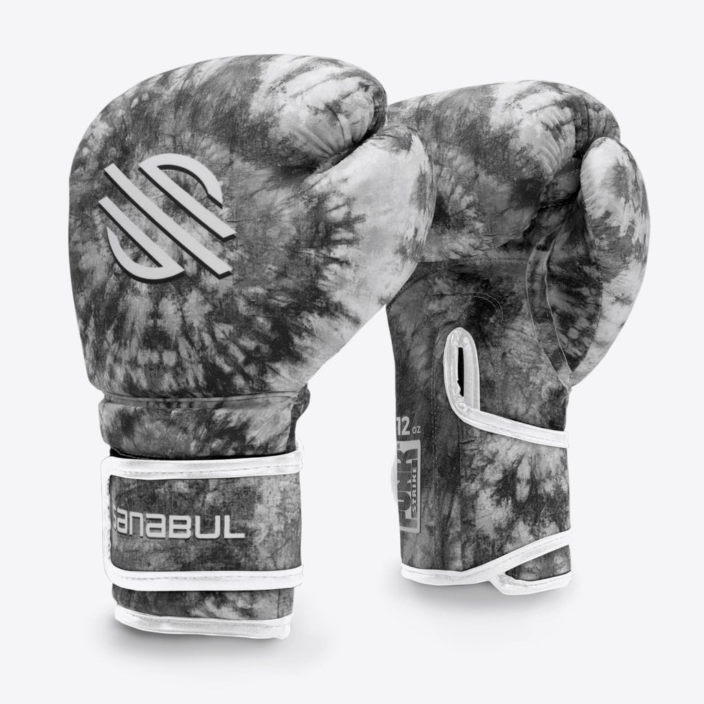 Black Swirl Gel Boxing Gloves