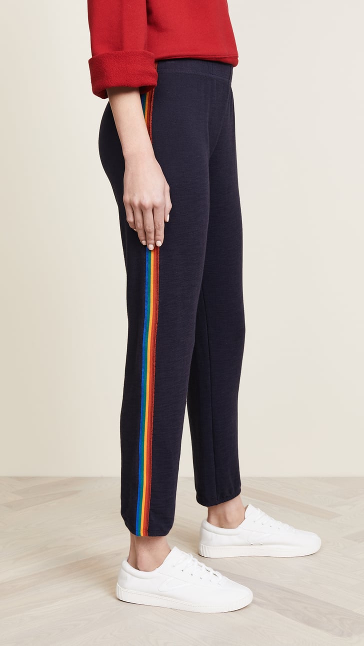 elder statesman rainbow sweatpants