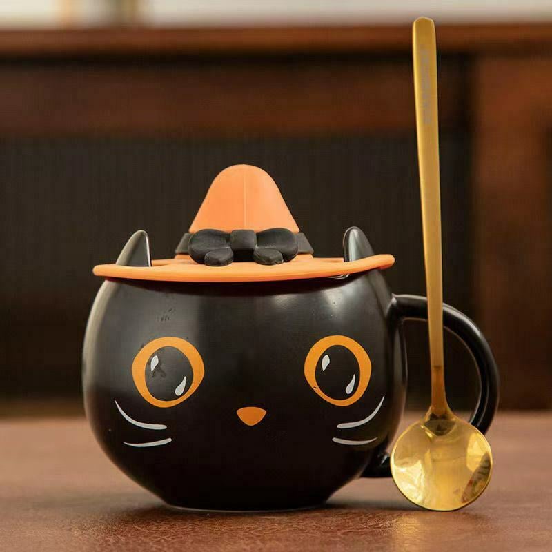 Starbucks Black-Cat Halloween Mug