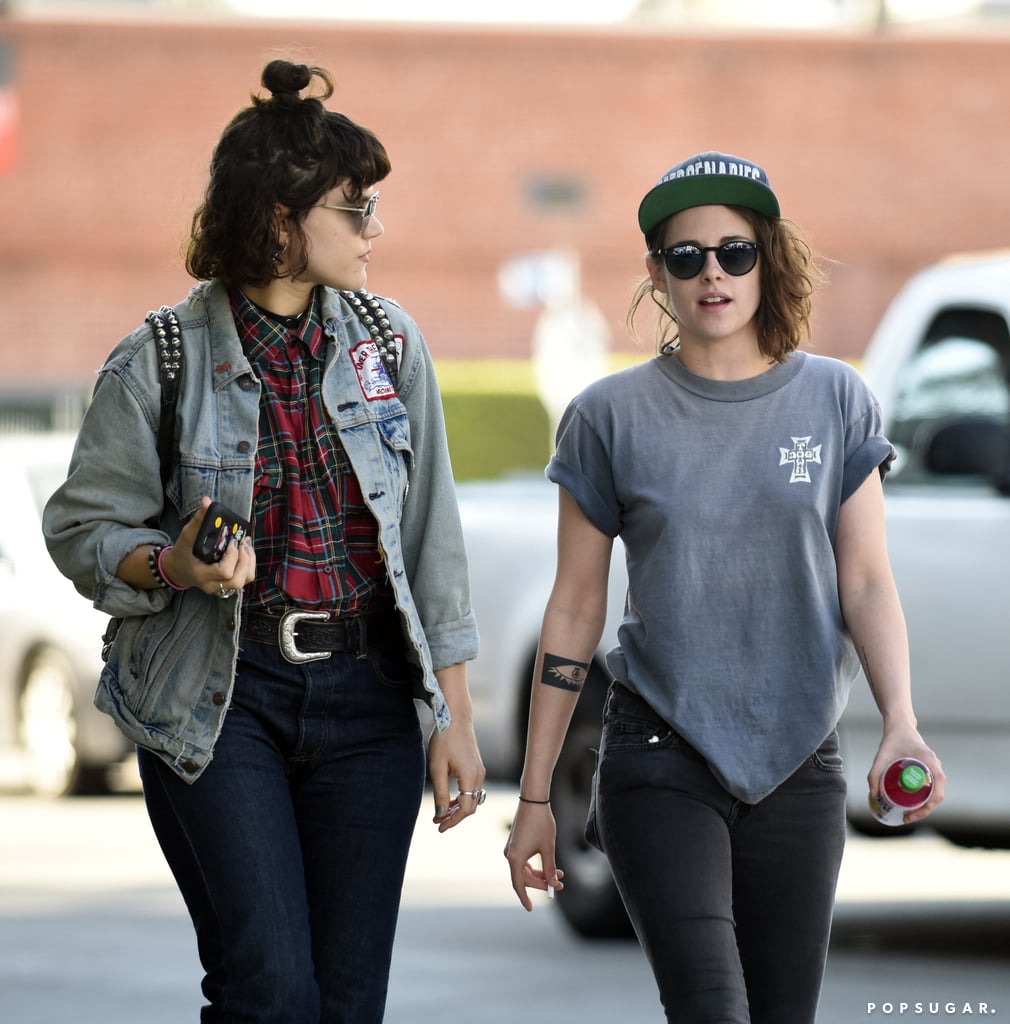 Kristen Stewart With Mystery Woman March 2016