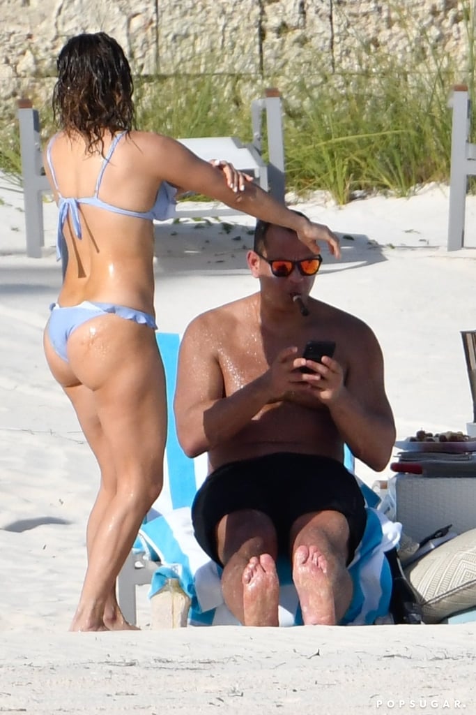 Jennifer Lopez and Alex Rodriguez in the Bahamas March 2019