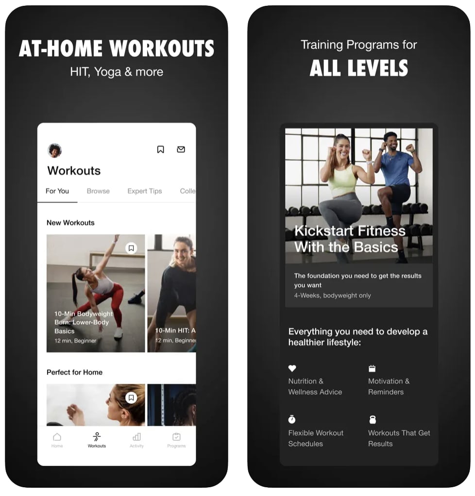 Best Gym-Workout App: Nike Training Club