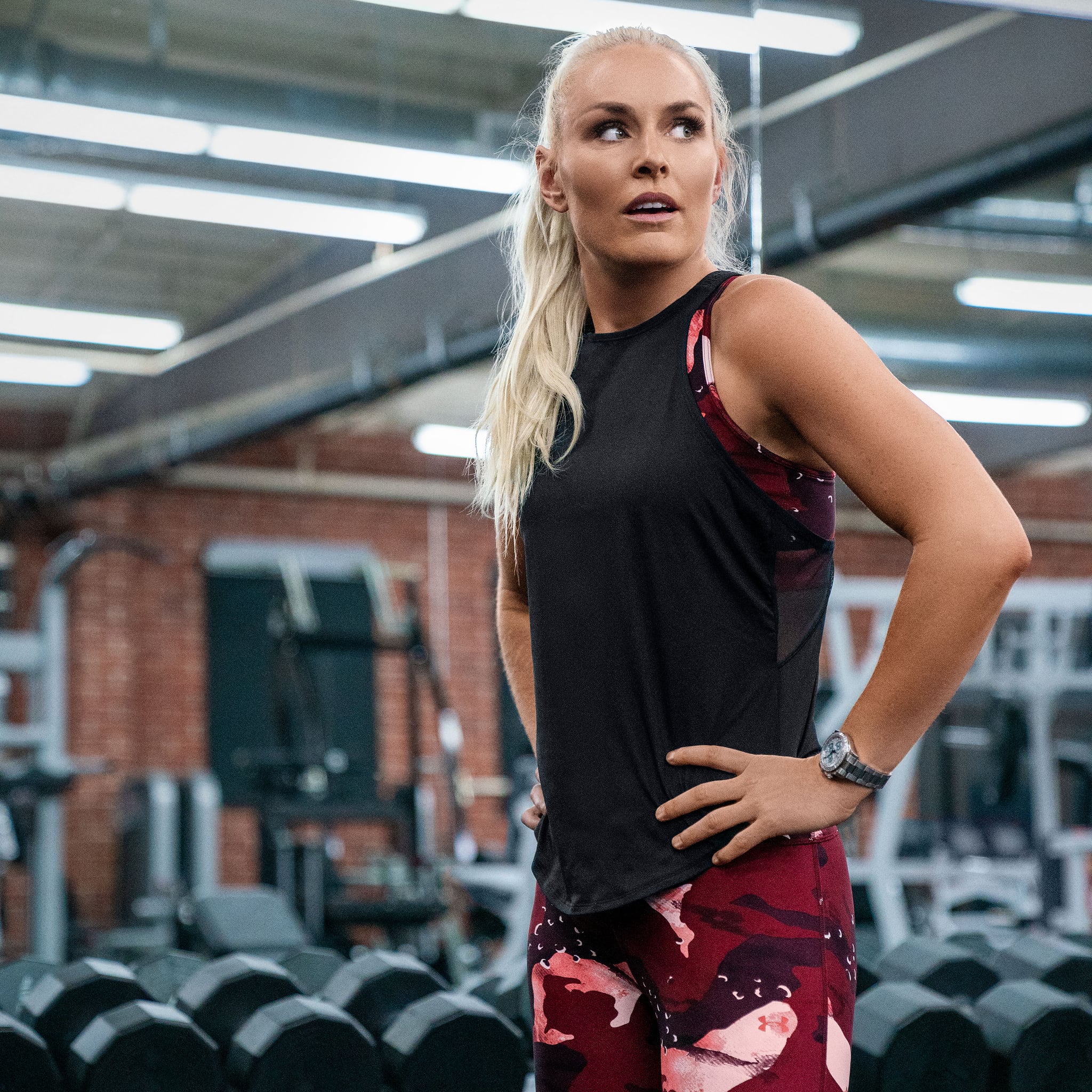 Women's Project Rock No-Slip Waistband Printed Ankle Leggings, Can You  Smell What The Rock Is Cooking? It's a New Project Rock Collection with  Under Armour!