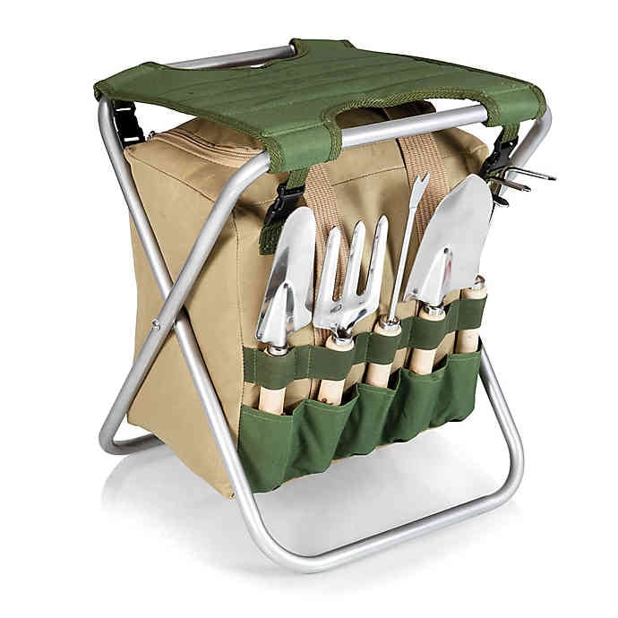 PicnicTime Gardener Chair and Tools Set