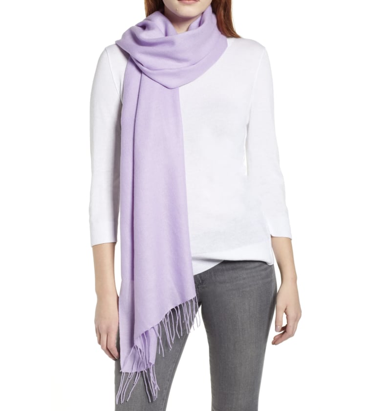 A Comfy Scarf: Nordstrom Tissue Weight Wool & Cashmere Scarf