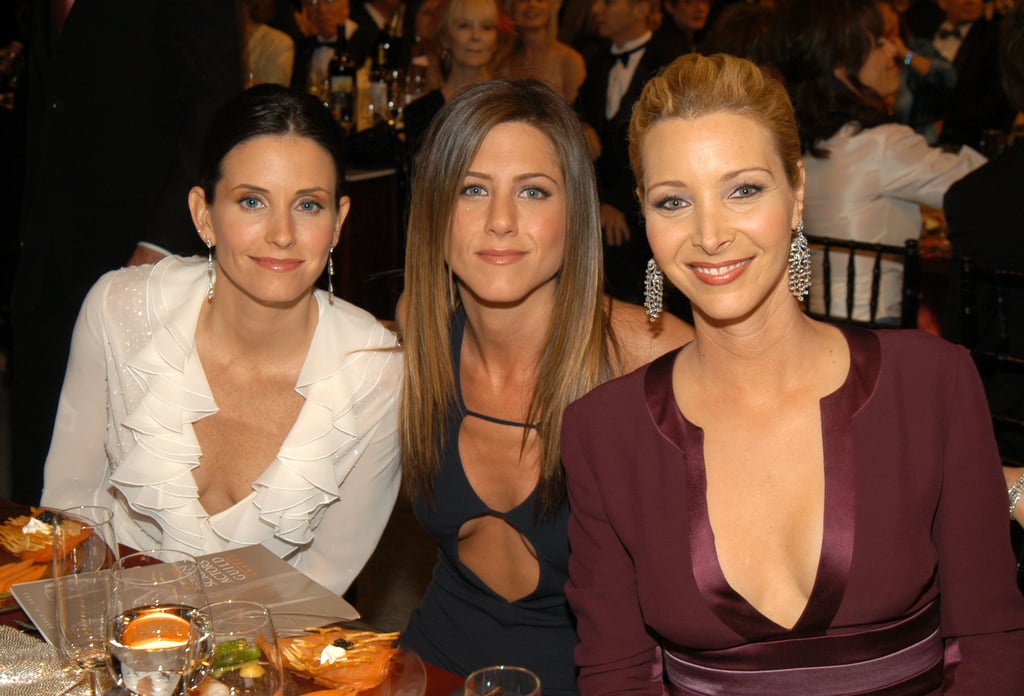 The ladies posed for photos at their table during the SAG Awards in 2003.