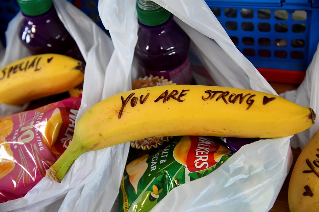 Meghan Markle Writes Messages on Bananas For One25 Charity