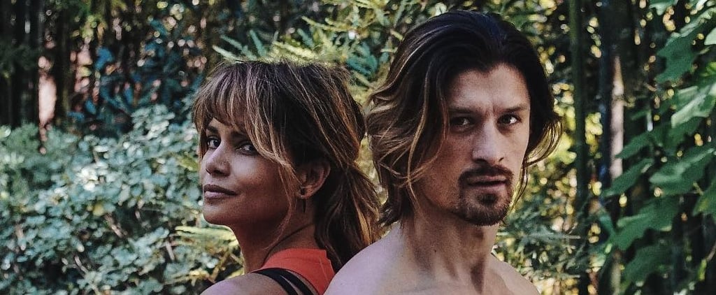 Halle Berry Medicine Ball Workout