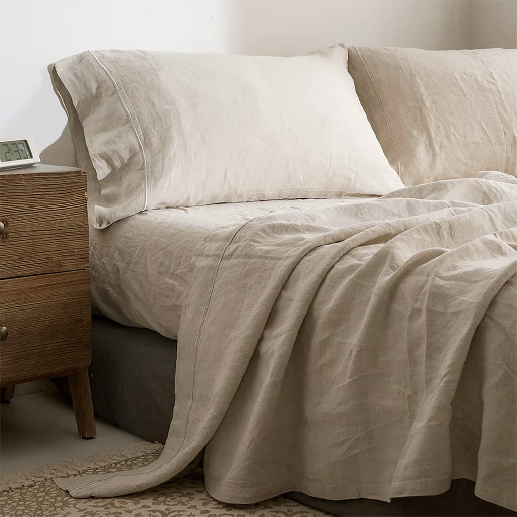 Simple and Opulence 100% Linen Sheet Set ($115, originally $144)
There's something about swapping in linen sheets that instantly makes your bedroom feel lighter. This breathable set is ideal for spring's in-between temperatures, offering that perfectly relaxed, slightly rumpled look while helping you stay cool and comfortable through warmer nights ahead.