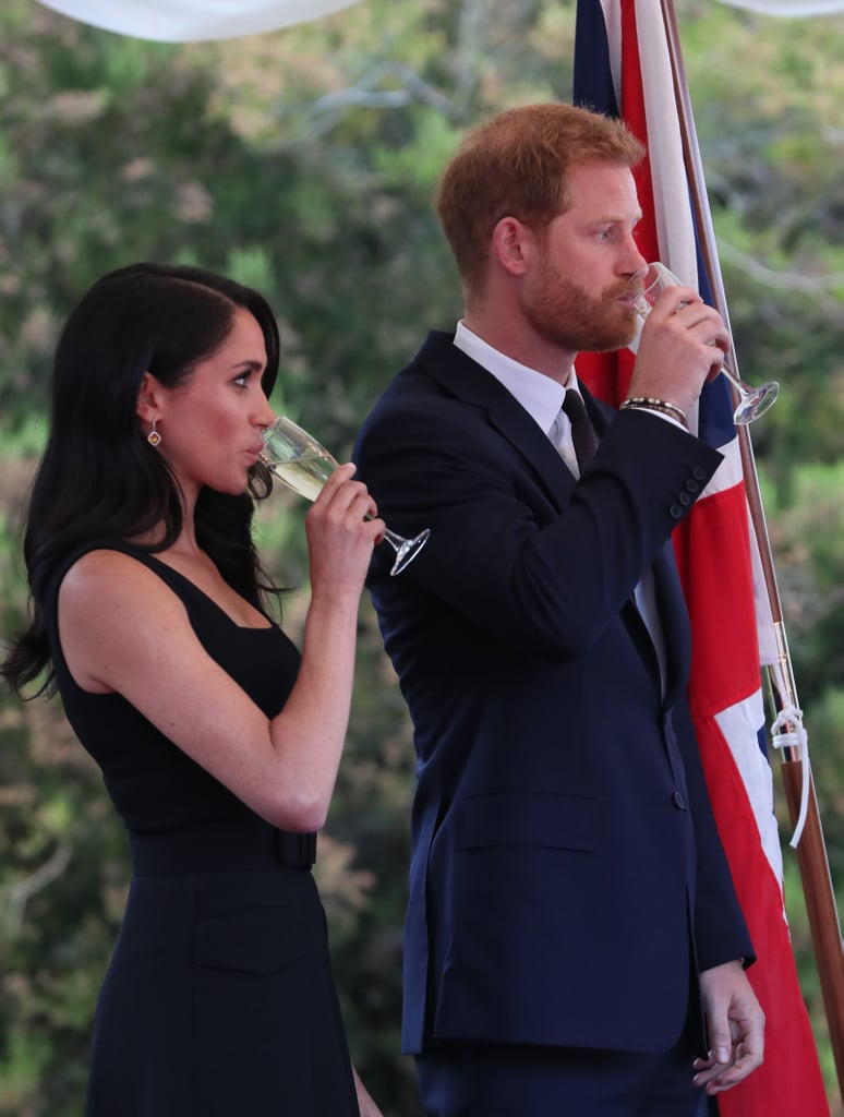 Meghan Markle Black Emilia Wickstead Dress