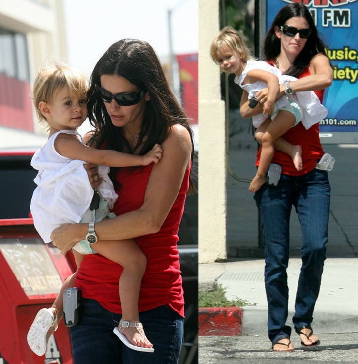 Courteney and The Clown Coco | POPSUGAR Celebrity