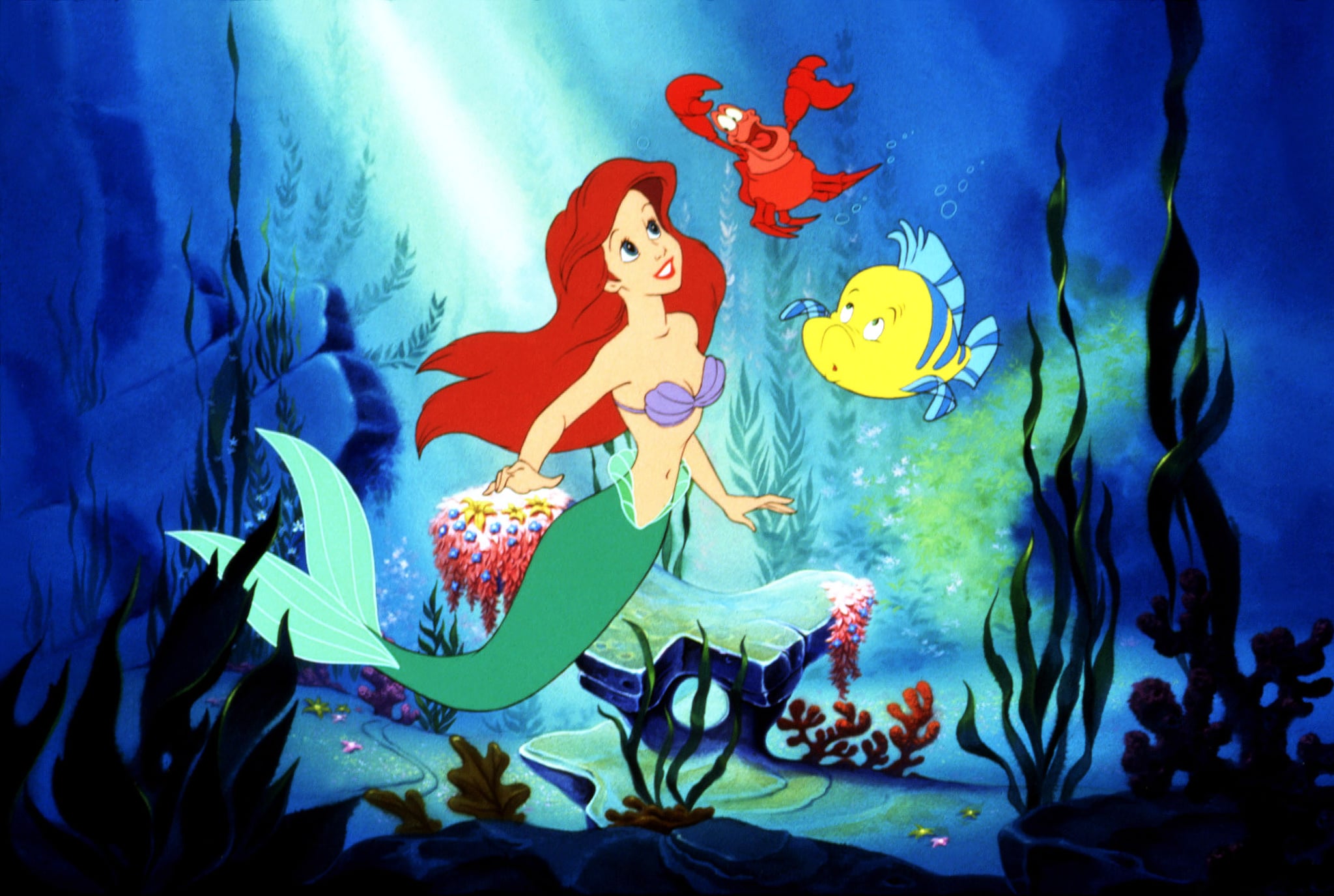 disney swimming ariel