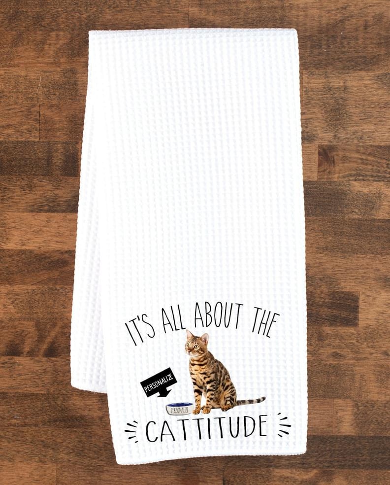 Personalized Cat Towel