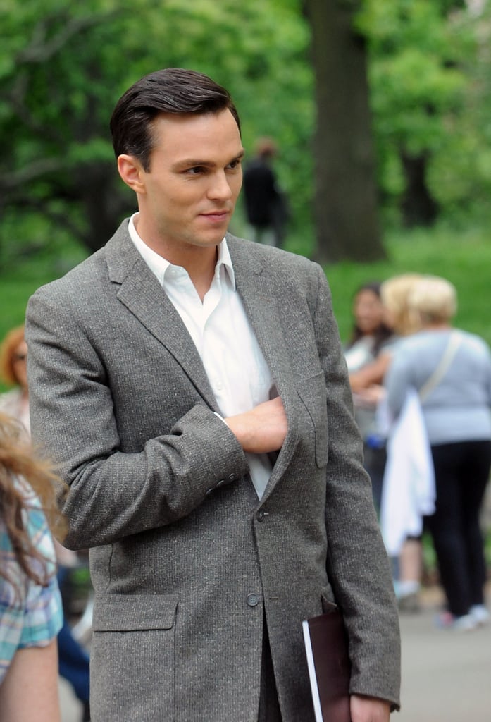 Nicholas Hoult Filming Rebel in the Rye Pictures