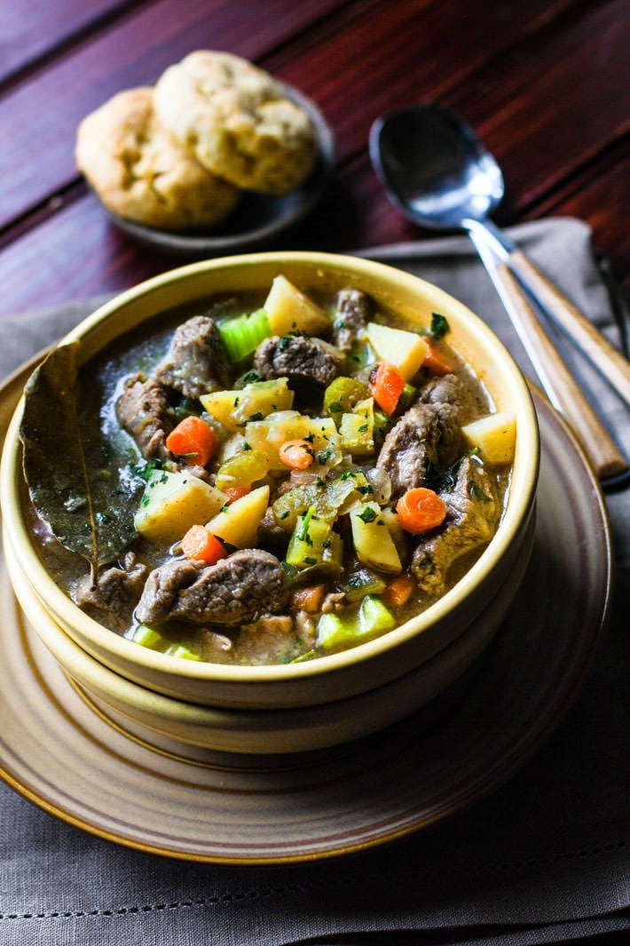 1-Pot Bacon Braised Lamb Stew