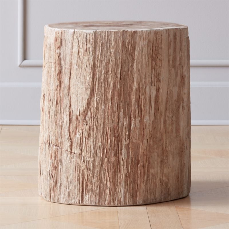 House Stark: Petrified Wood Side Table