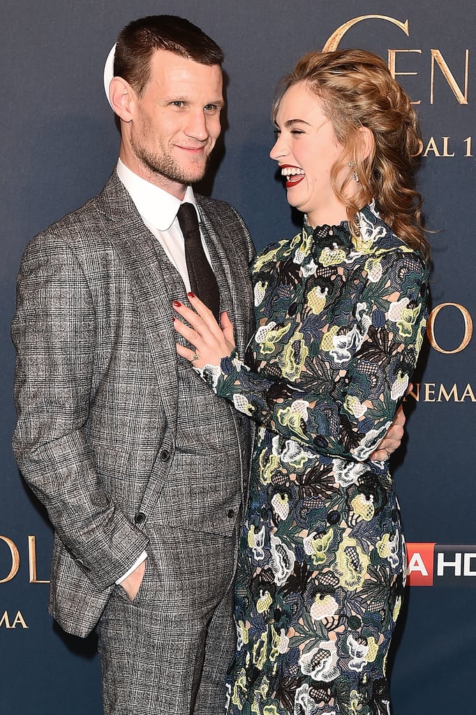 Matt Smith and Lily James