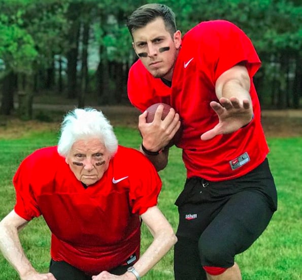 Photos of Man Who Dresses Up in Costume With His Grandma