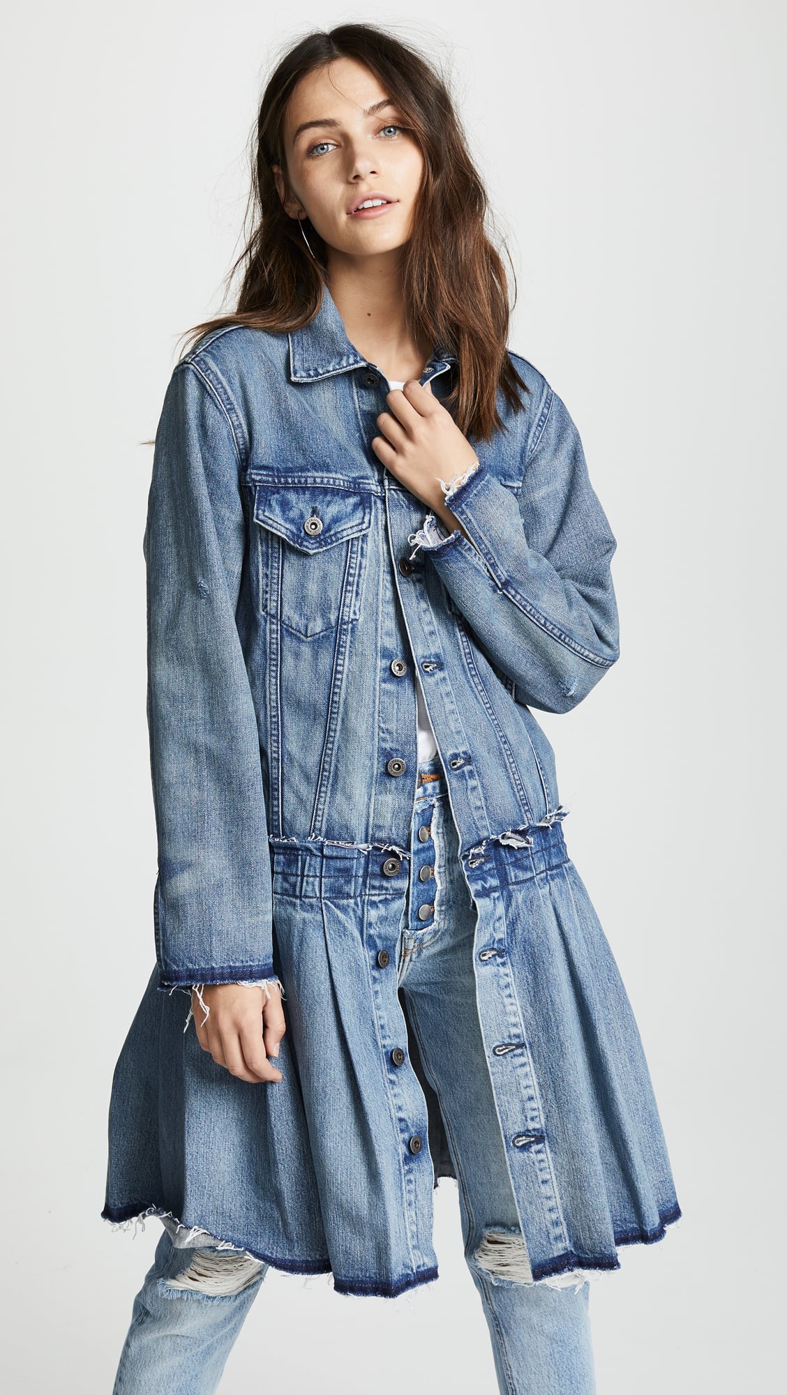 Levi's LMC Pleated Trucker Jacket | 6 Jacket Trends You'll Be Lusting After  This Fall | POPSUGAR Fashion Photo 16