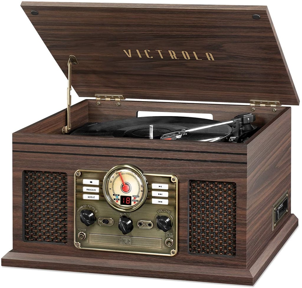 For the Music-Lover: Victrola 6-in-1 Nostalgic Bluetooth Record Player