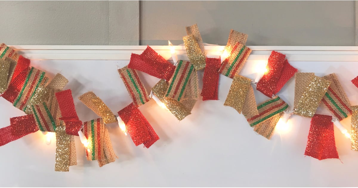 DIY Christmas Light Garland POPSUGAR Smart Living