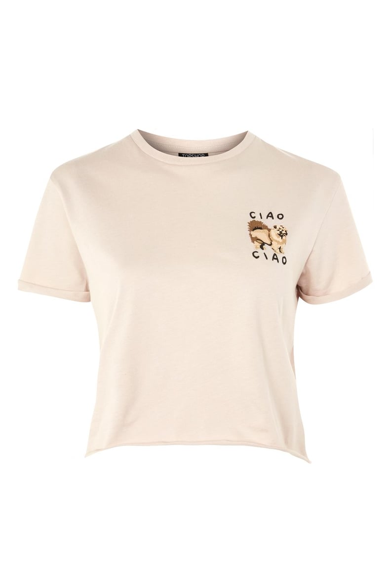 Topshop Dog T-Shirt