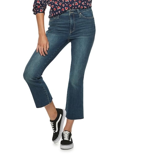 POPSUGAR High-Waisted Kick Flare Jeans