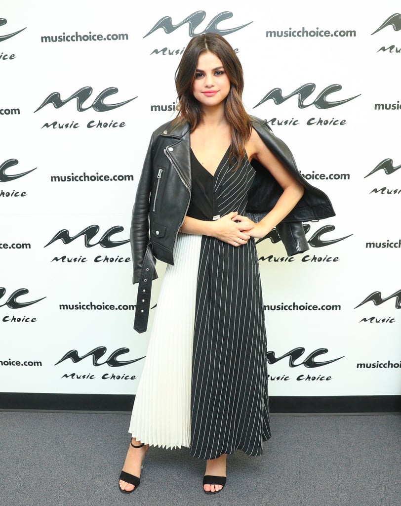 Selena Gomez Rocker Dress June 2017