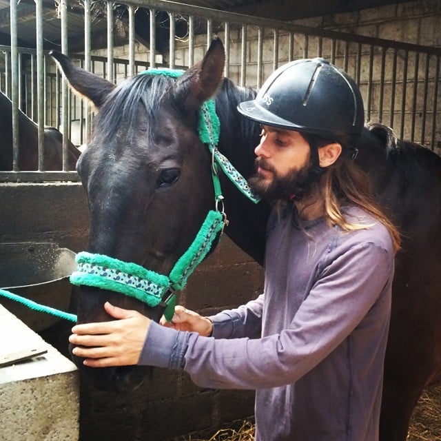 Jared Leto claims he danced with this horse.
Source: Instagram user jaredleto