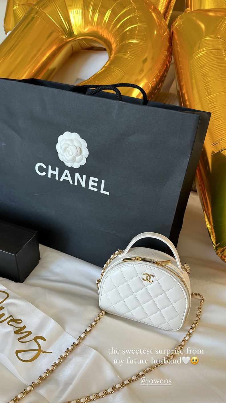 Simone Biles's Chanel Bag From Jonathan Owens