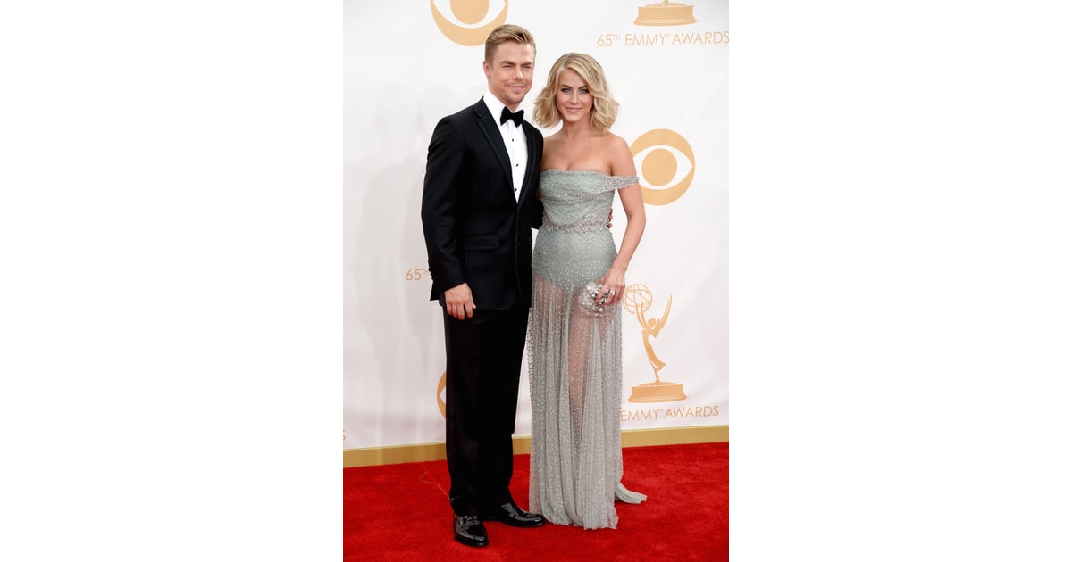Siblings Julianne Hough and Derek Hough walked the Emmys red carpet Emmys Red Carpet 2013