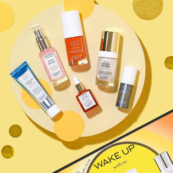 A Skin Care Gift Set: Sunday Riley Wake Up With Me Complete Brightening ...