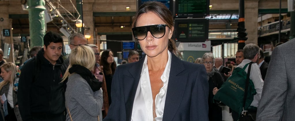 Victoria Beckham Makes Us Wonder: Just How Low Can Your Work Blouse Go?