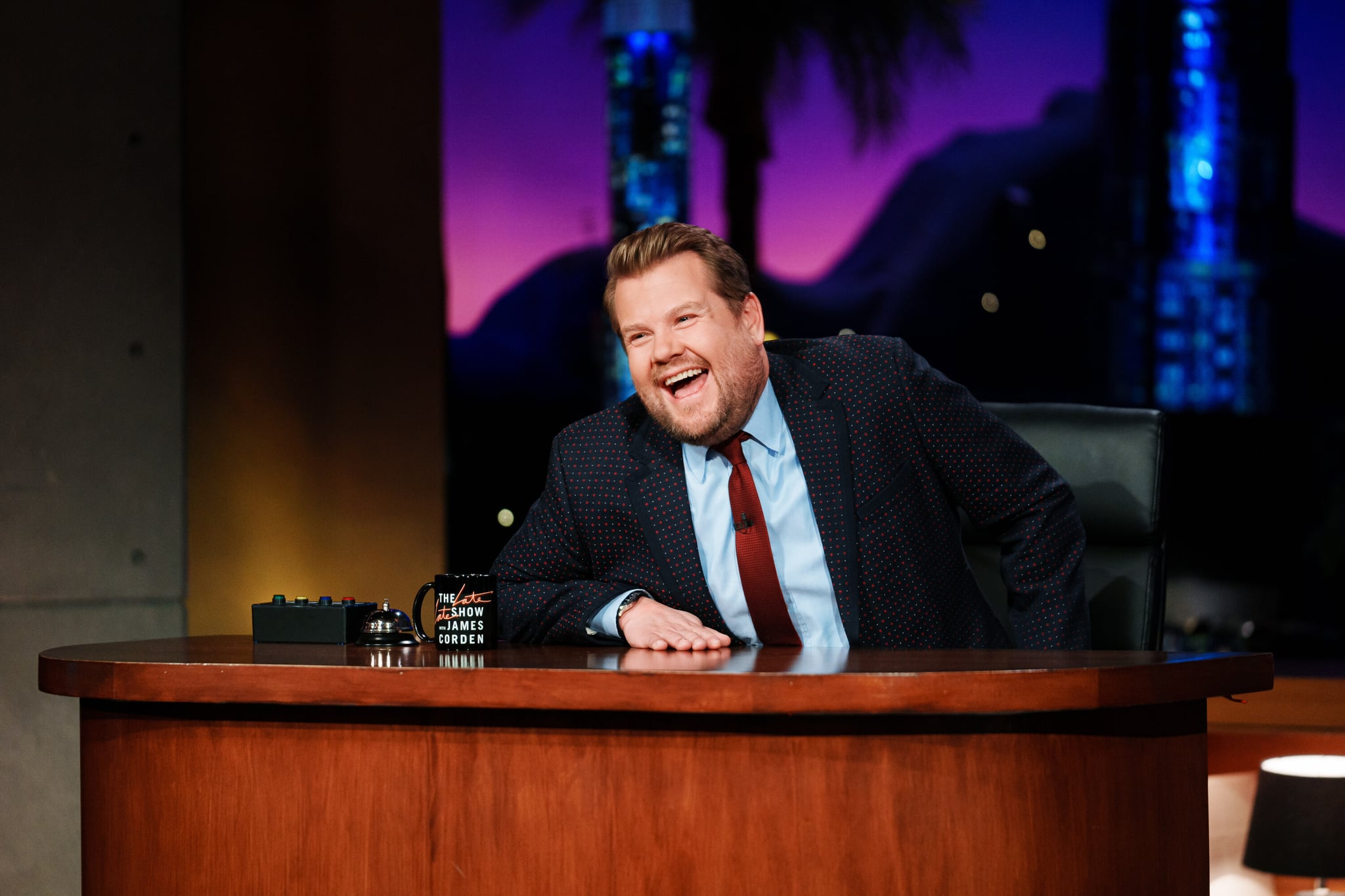 The Late Late Show with James Corden airing Wednesday, January 18, 2023, with guests Angela Bassett, Brian Tyree Henry, and Julia Wolf. Photo: Terence Patrick ©2023 CBS Broadcasting, Inc. All Rights Reserved