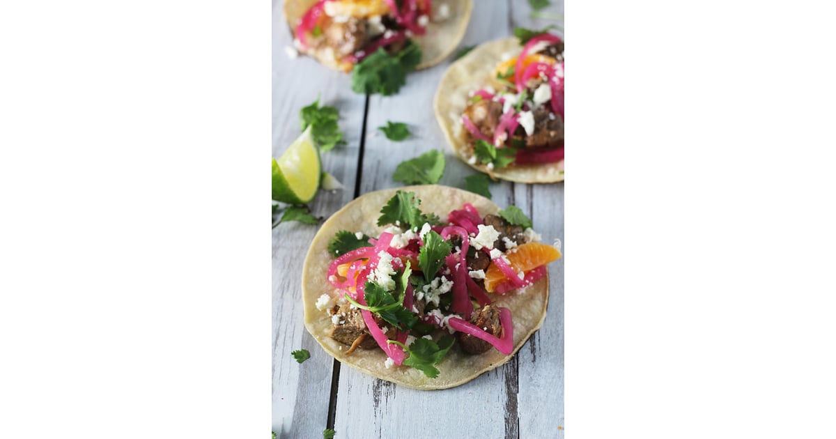 Recipe for a Crowd SlowCooker Pomegranate Pork Tacos With Quick