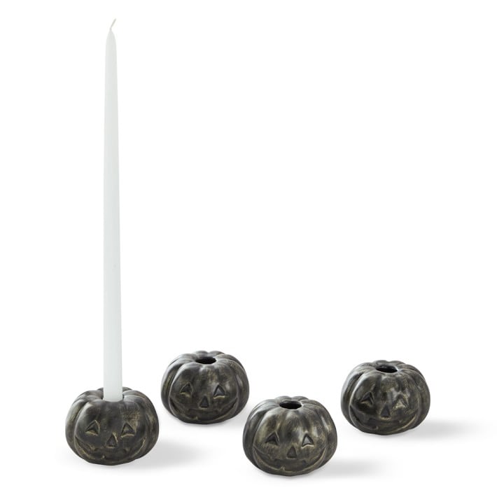 Halloween Tiny Taper Holders Set of 4 (25) Williams Sonoma Halloween